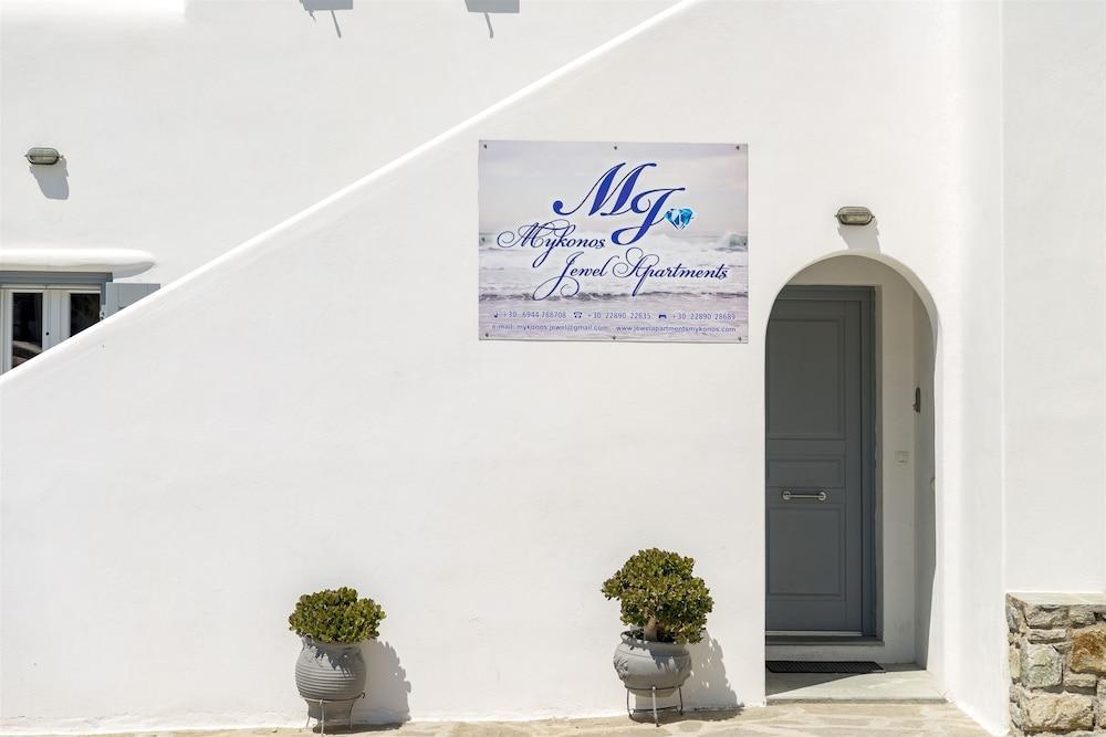 Jewel Apartments Mykonos オルノス エクステリア 写真